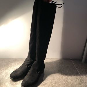 Black Unisa Over-the-Knee Boot